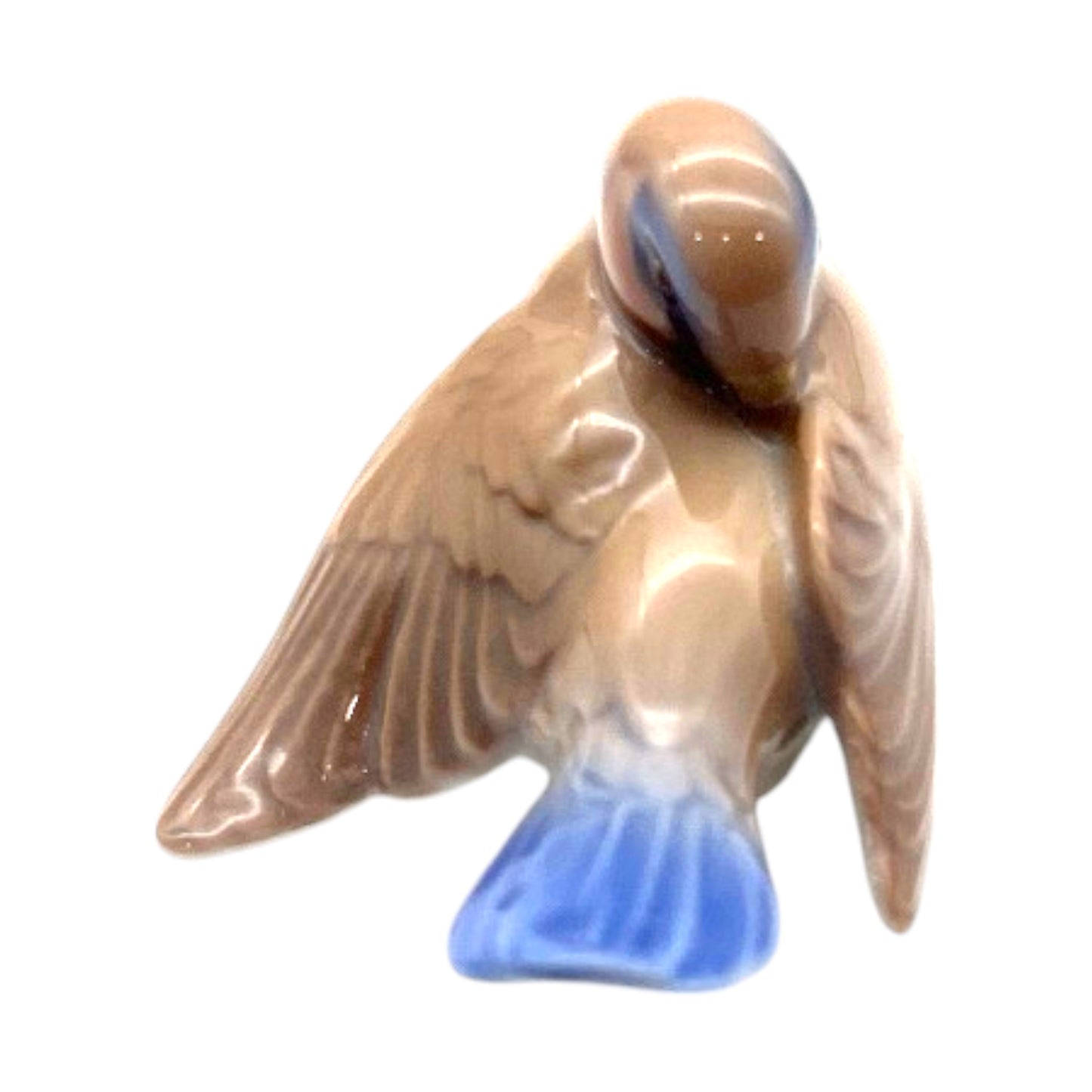Bing & Grondahl Denmark - Sleeping Preening Bird - 2459 - 2"