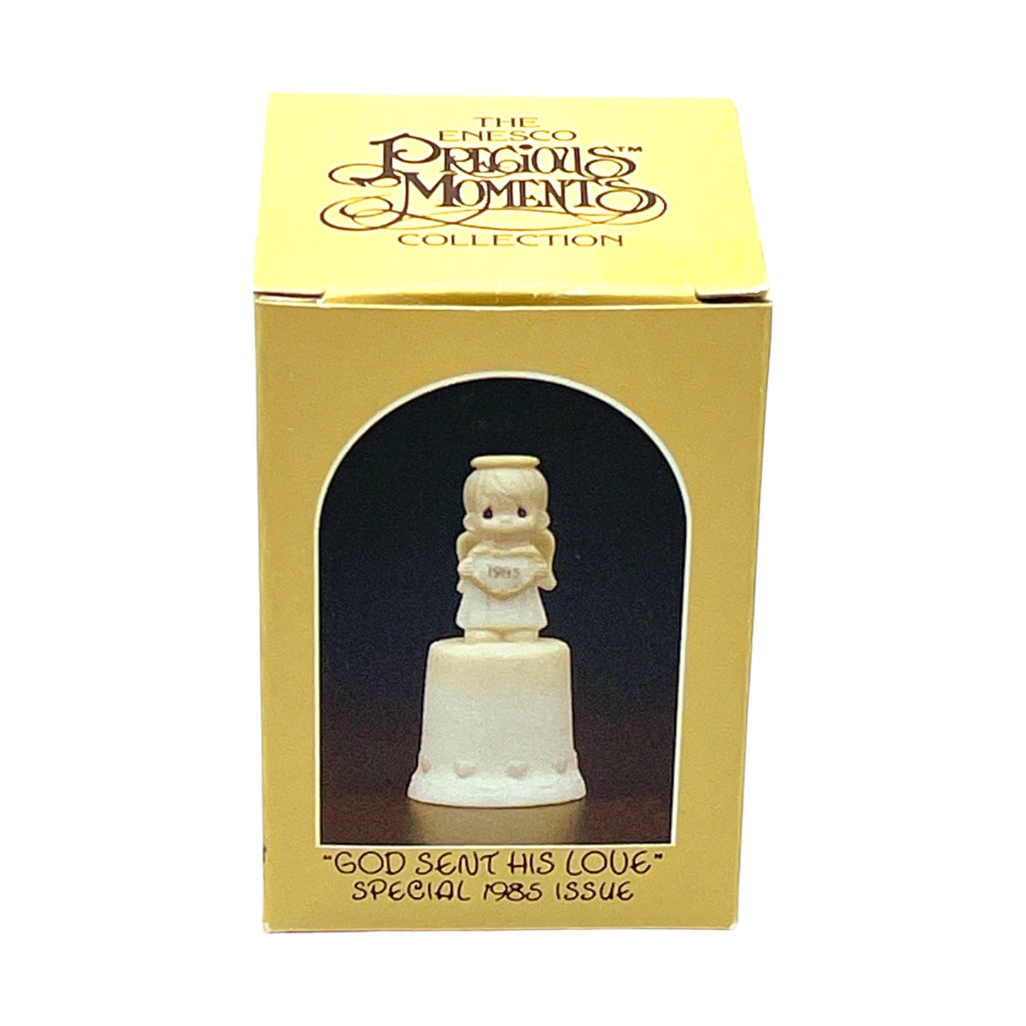 Precious Moments - God Sent His Love - Thimble - 15865 - 1985