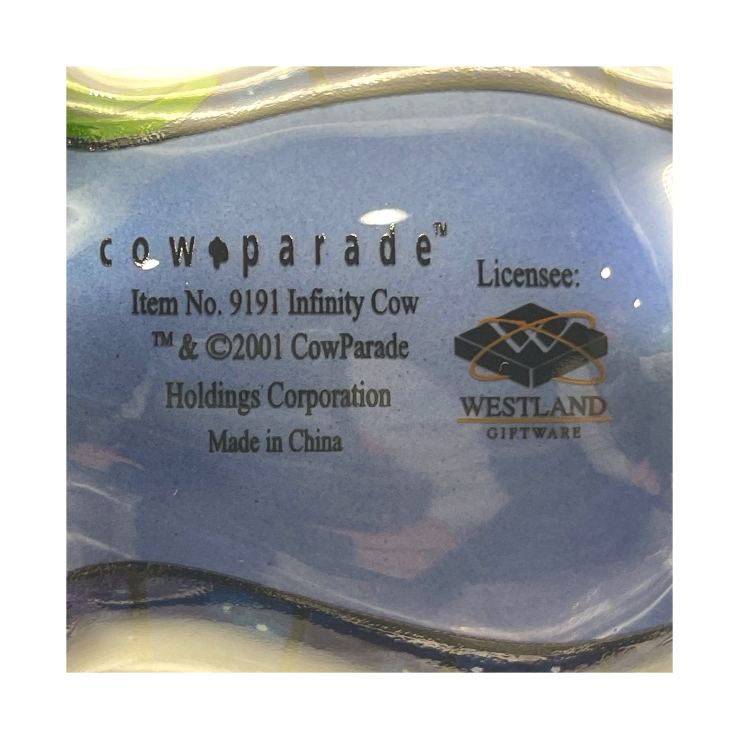 CowParade - Infinity Cow #9191 - No Box - 5"