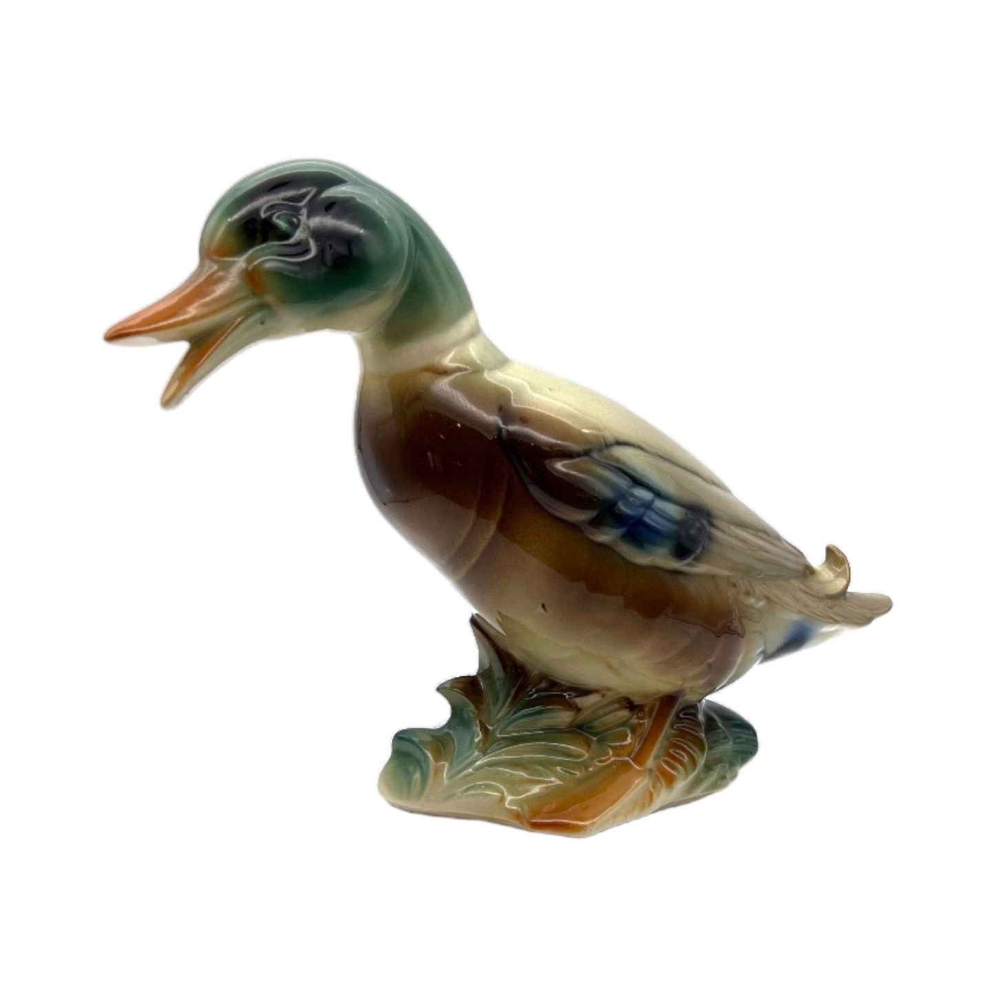 Royal Copley - Mallard Duck Figurine - Vintage - 9"