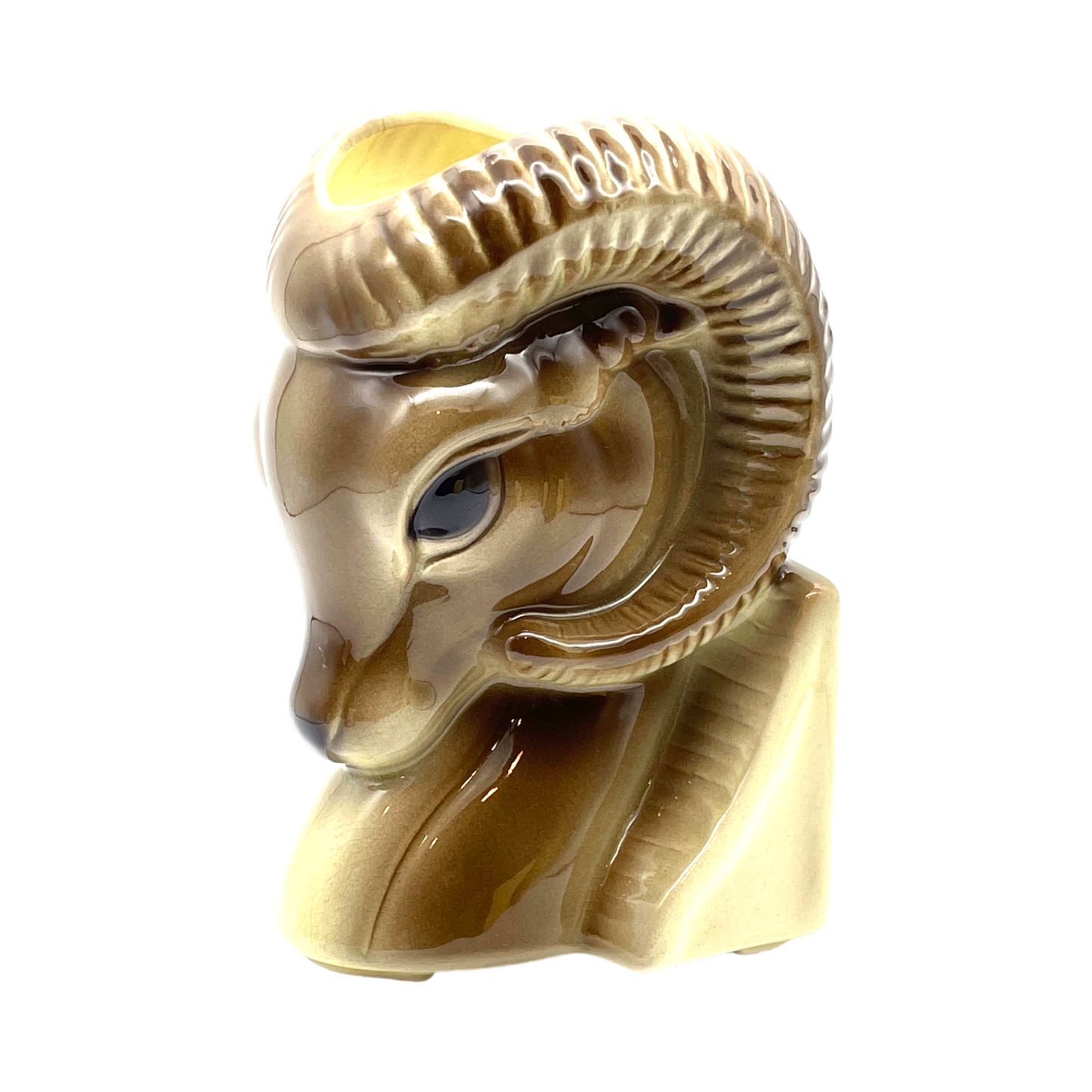 Royal Copley - Ram Head Planter - Vintage - 6.5"