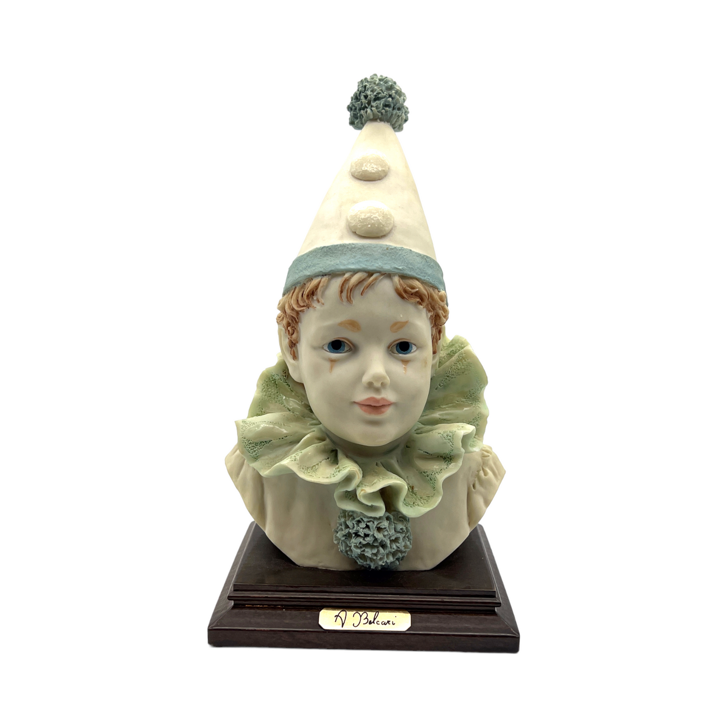 A Belcari - Clown Bust - Signed - Large