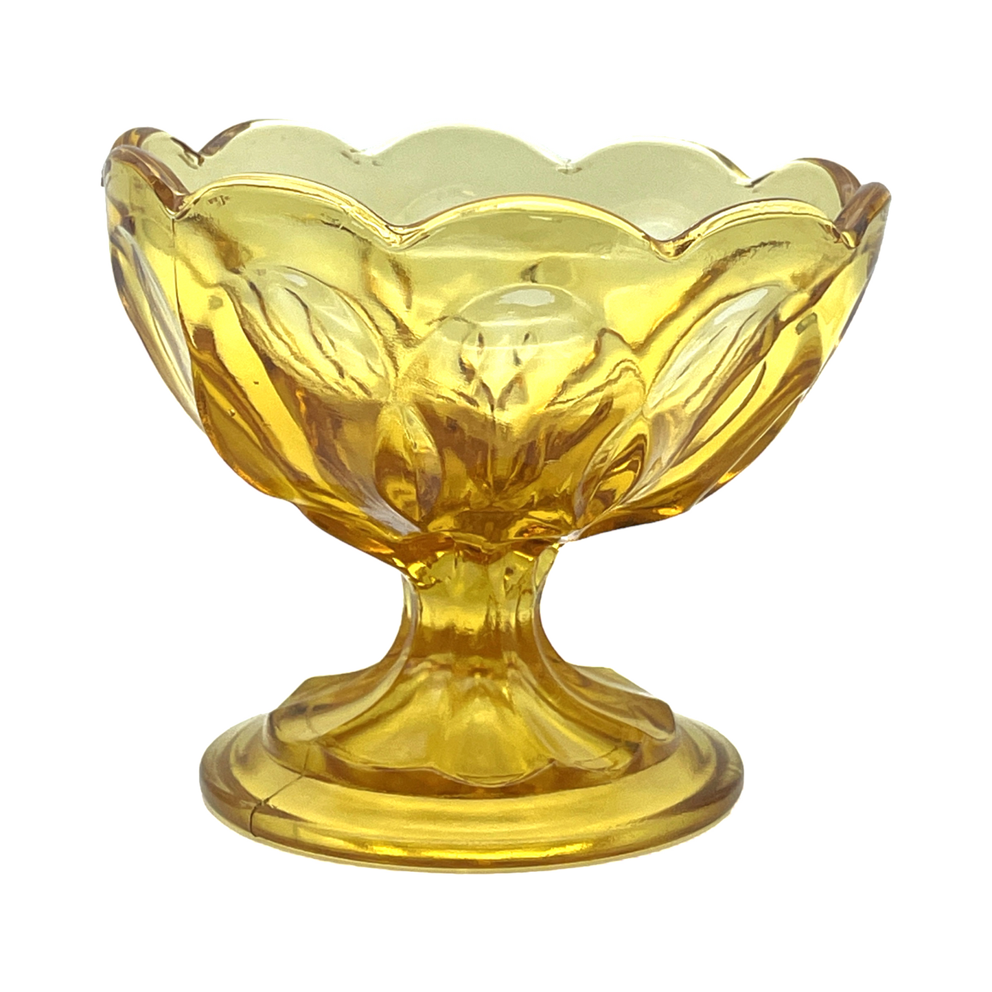 Anchor Hocking - Fairfield Amber Compote - 3.75"