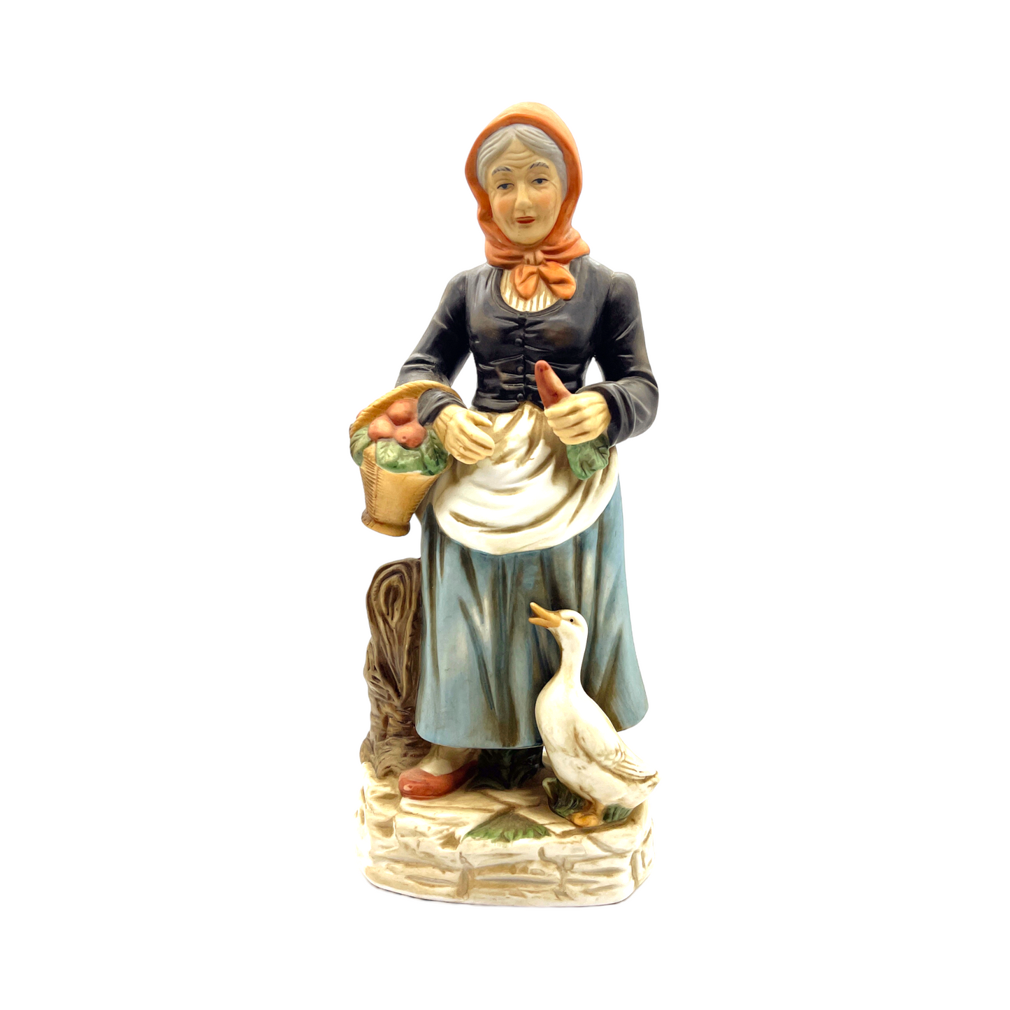 Homco - Woman & Duck - Vintage - 12"