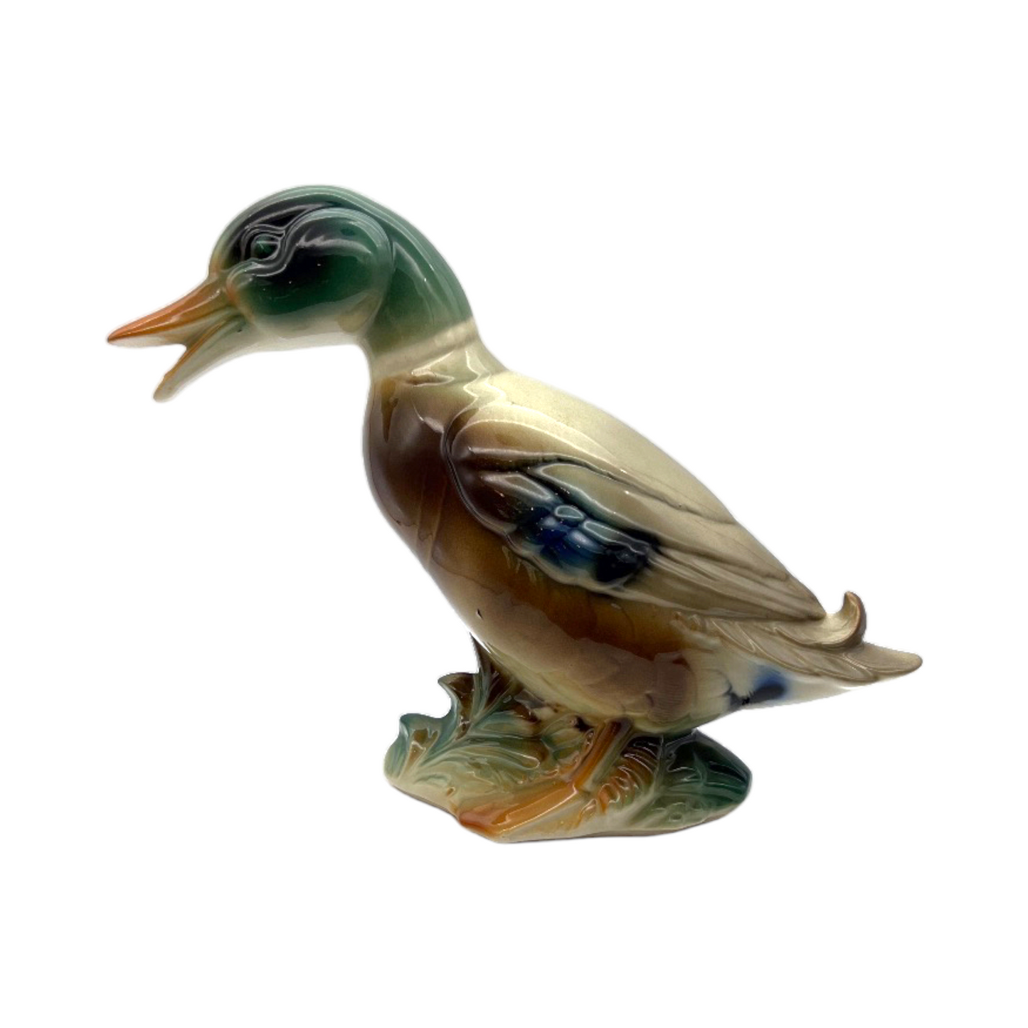 Royal Copley - Mallard Duck Figurine - Vintage - 9"