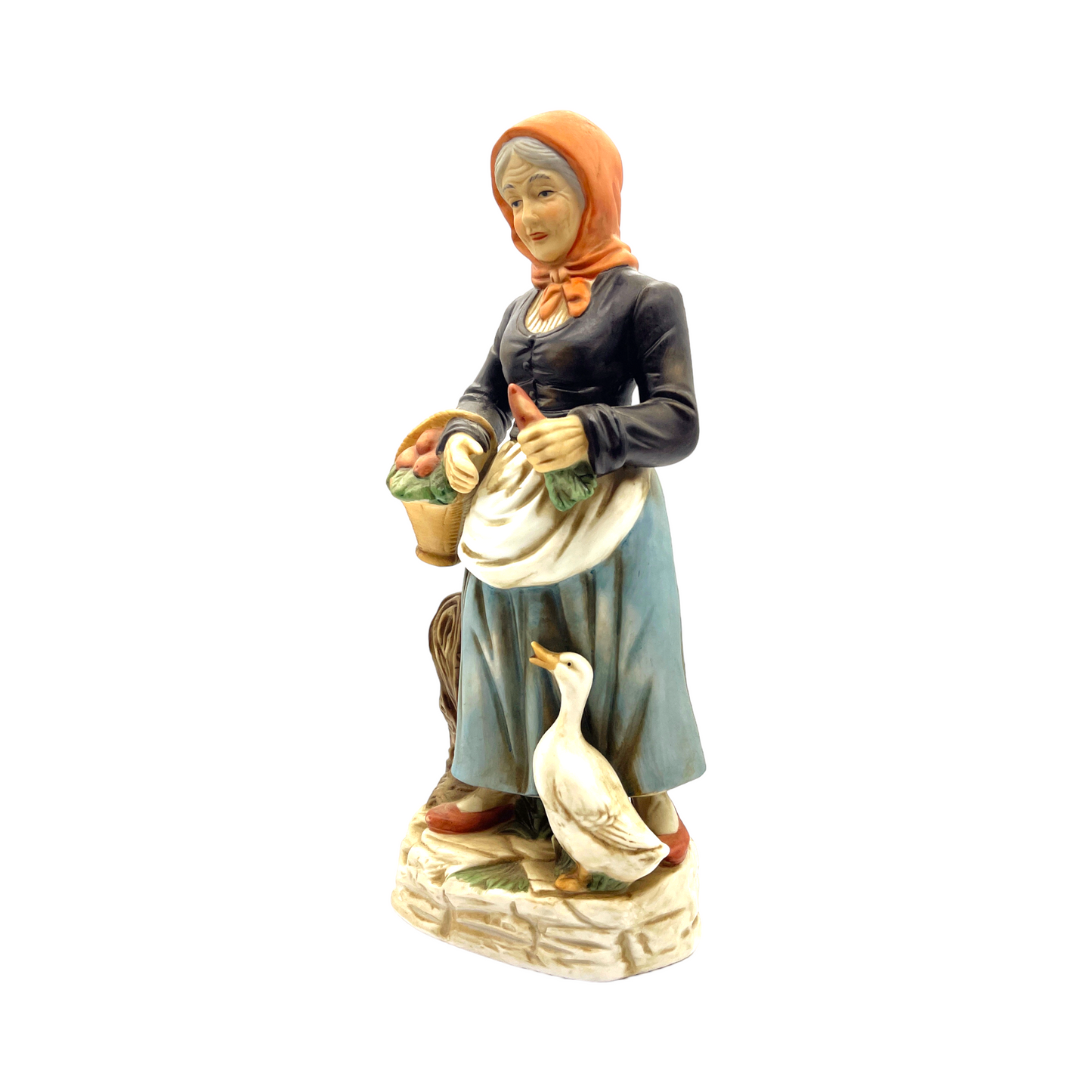 Homco - Woman & Duck - Vintage - 12"