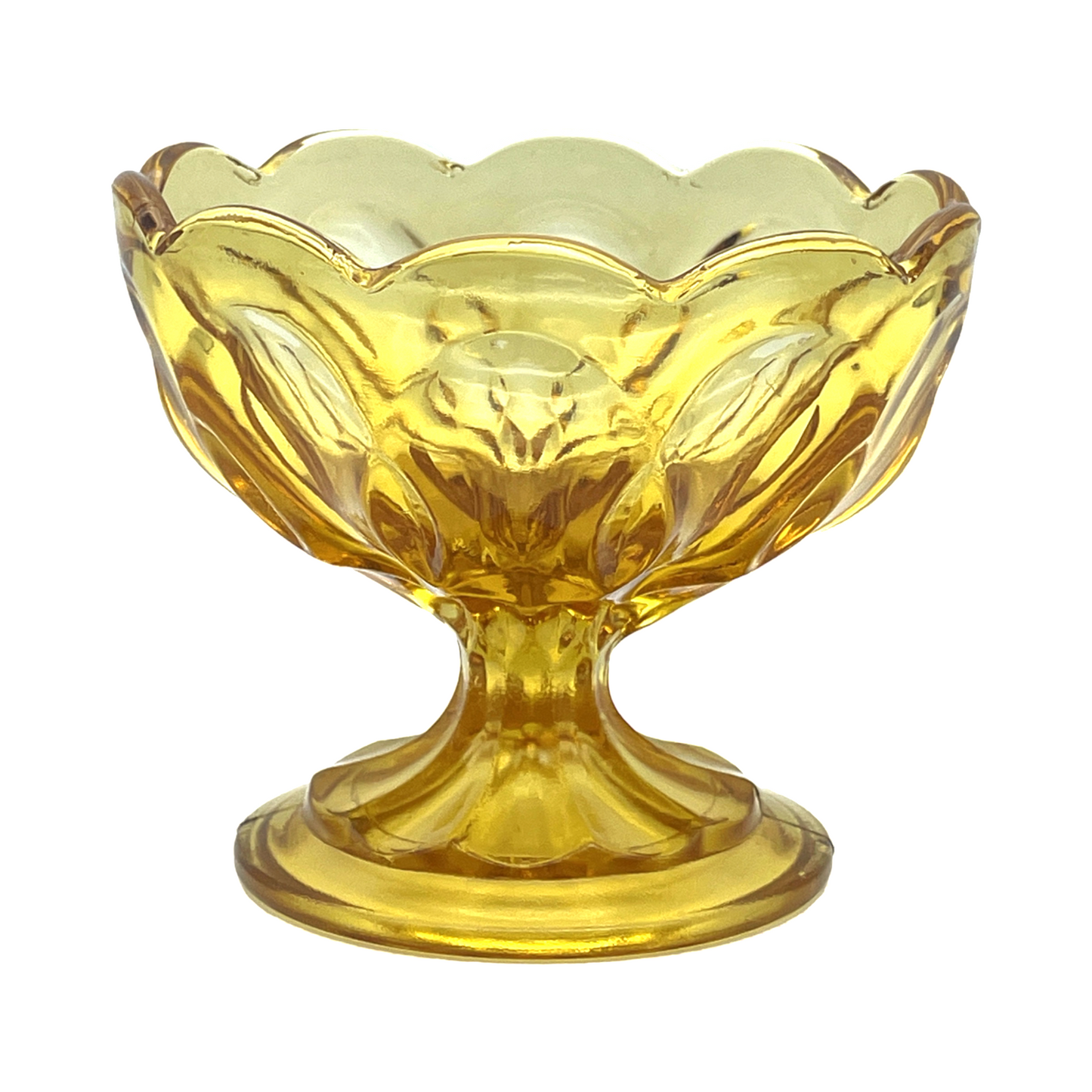 Anchor Hocking - Fairfield Amber Compote - 3.75"