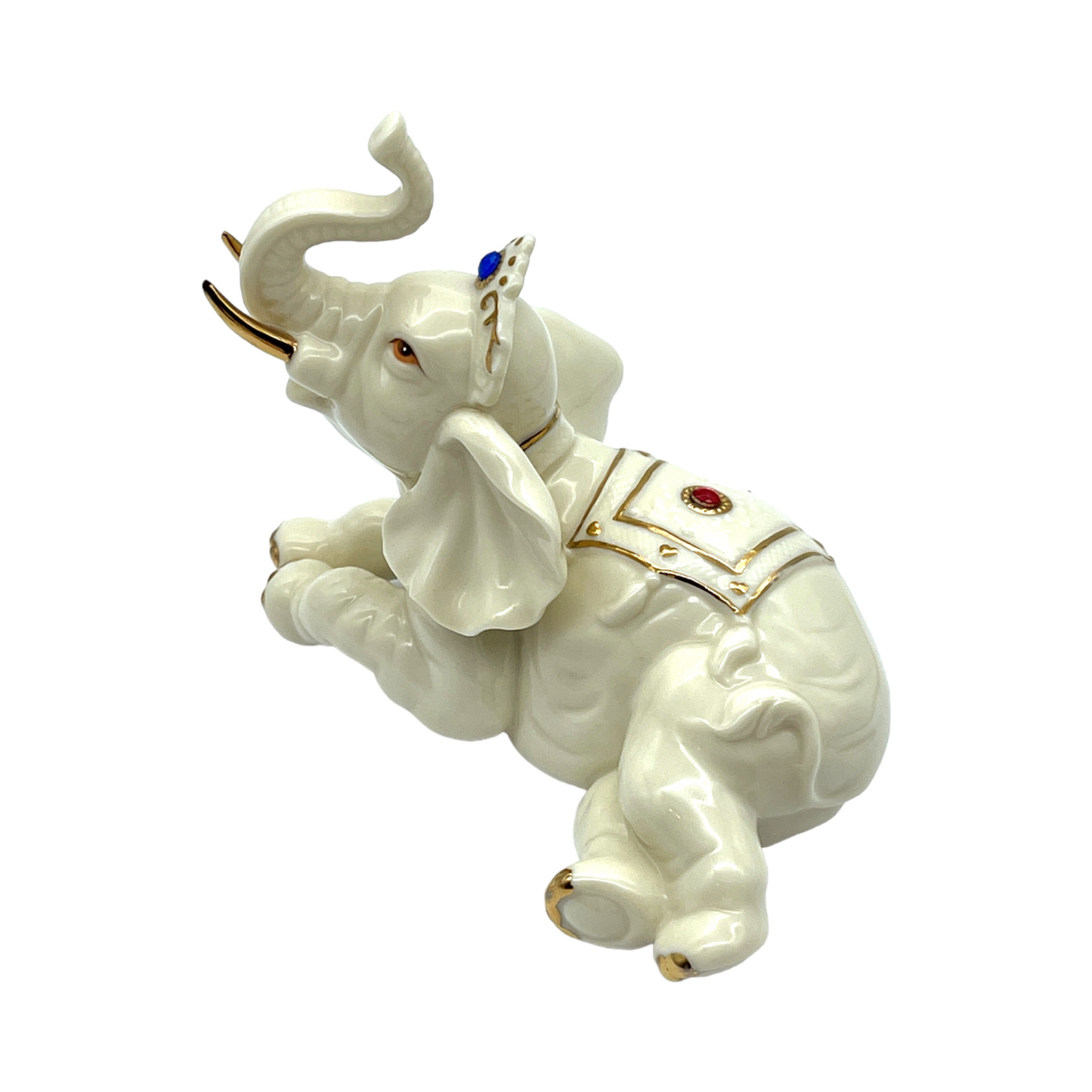 Porcelain Jeweled Elephant - 1998