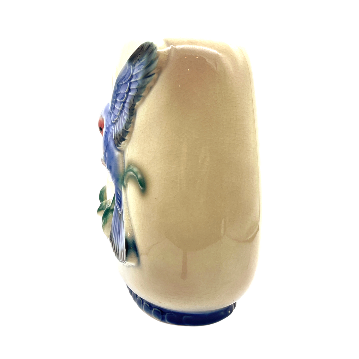 Royal Copley - Blue Bird Planter - Vintage - 7.25"