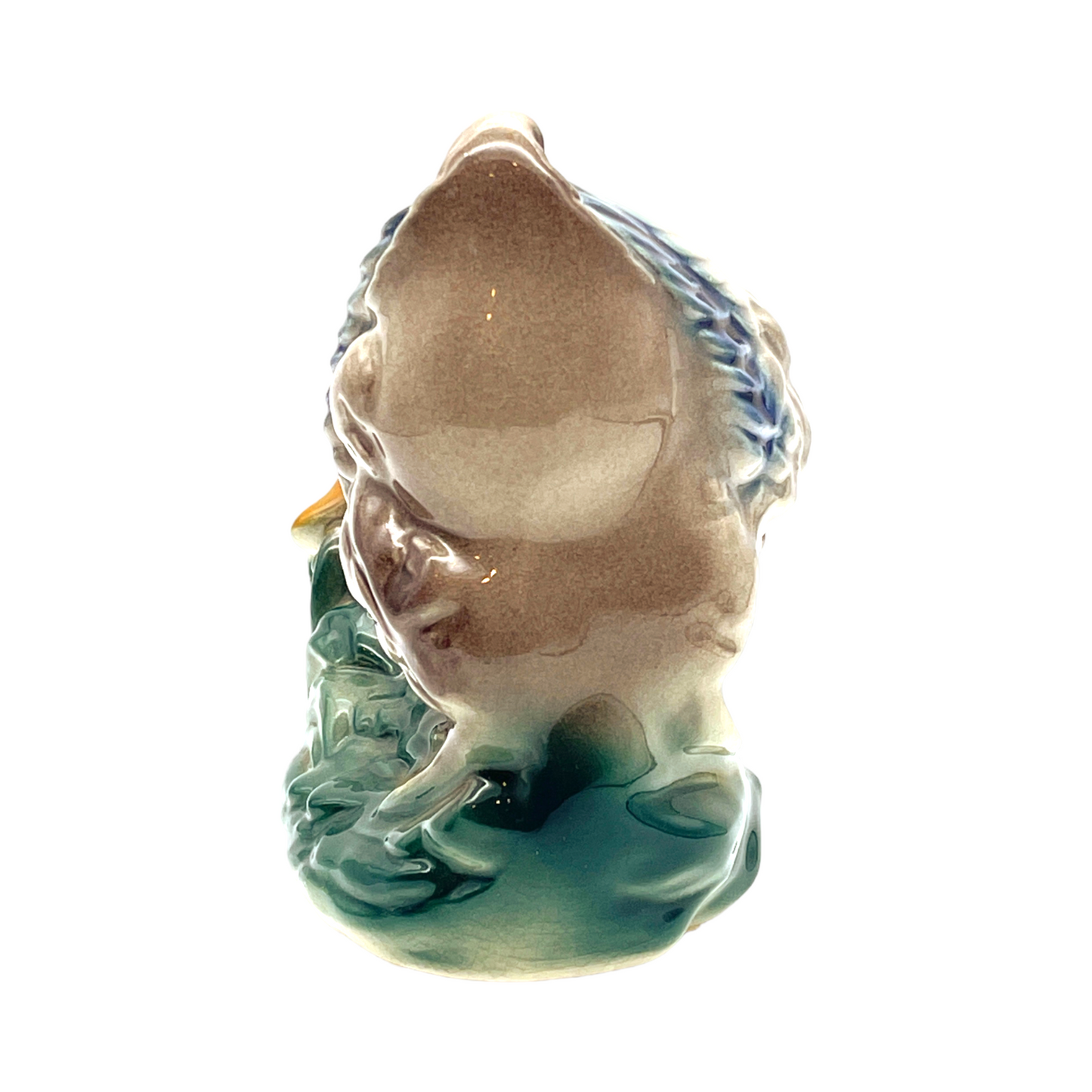 Royal Copley - Duck Eating Grass Planter - Vintage - 5.5"