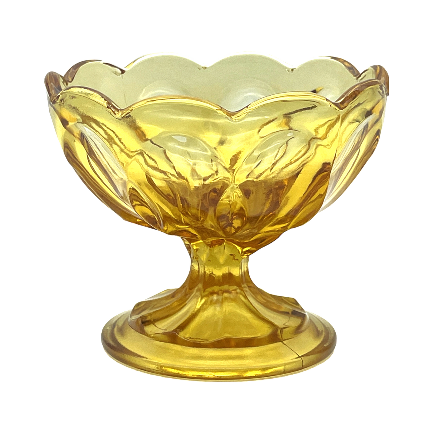 Anchor Hocking - Fairfield Amber Compote - 3.75"