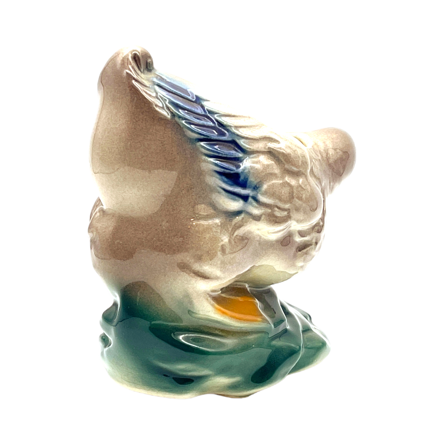 Royal Copley - Duck Eating Grass Planter - Vintage - 5.5"