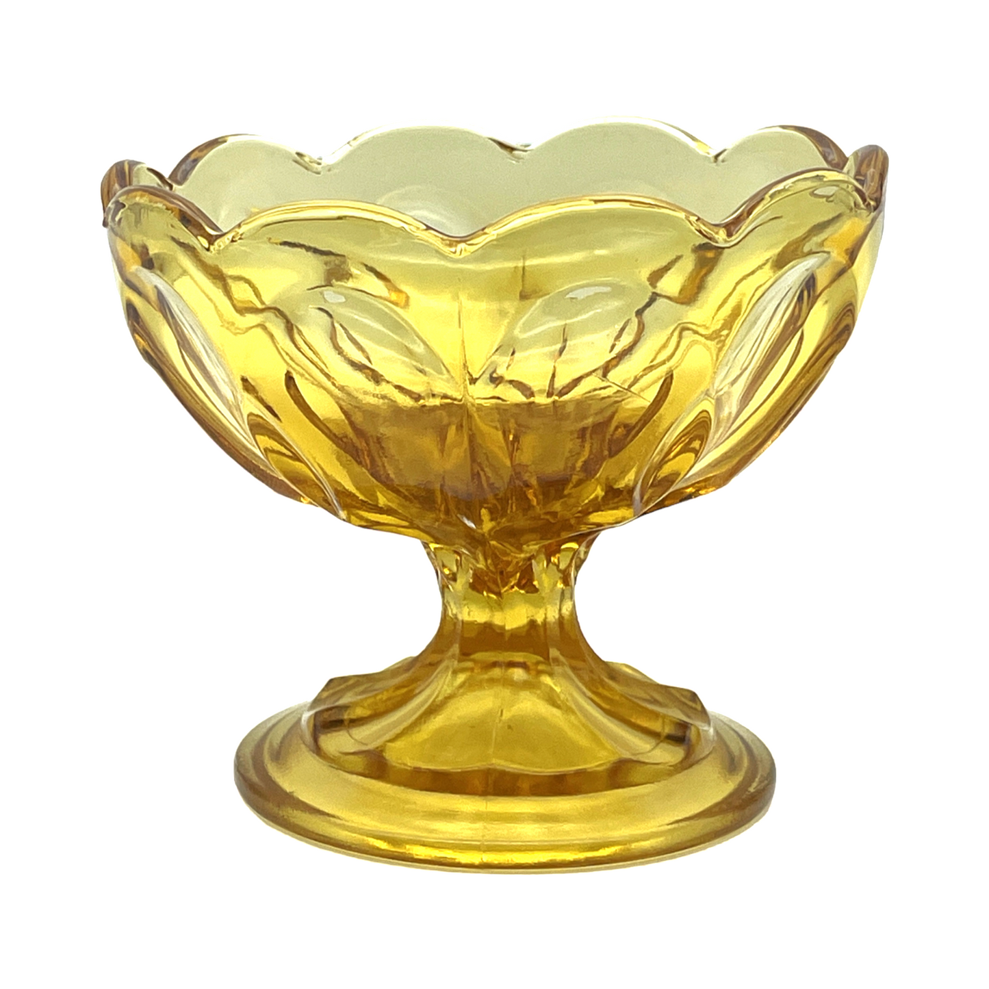 Anchor Hocking - Fairfield Amber Compote - 3.75"