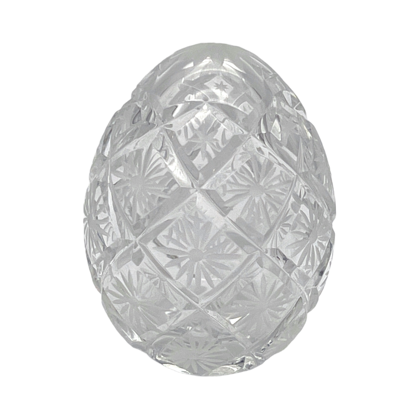 Faberge Crystal Egg - Signed