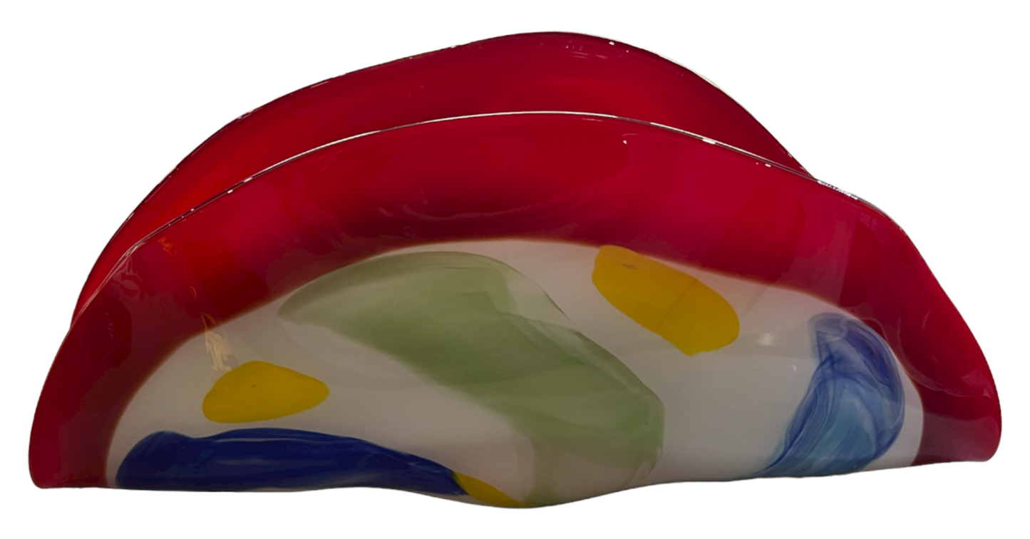 Murano Art Glass - Clam Shell Center Piece - X-Large - 10"