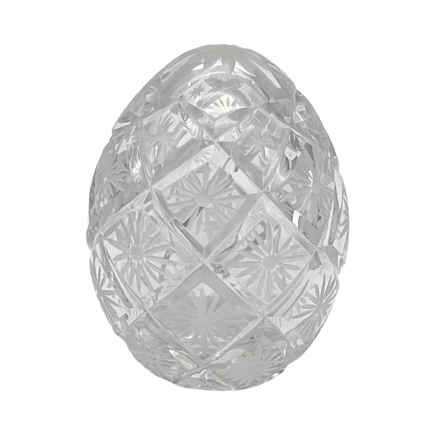 Faberge Crystal Egg - Signed