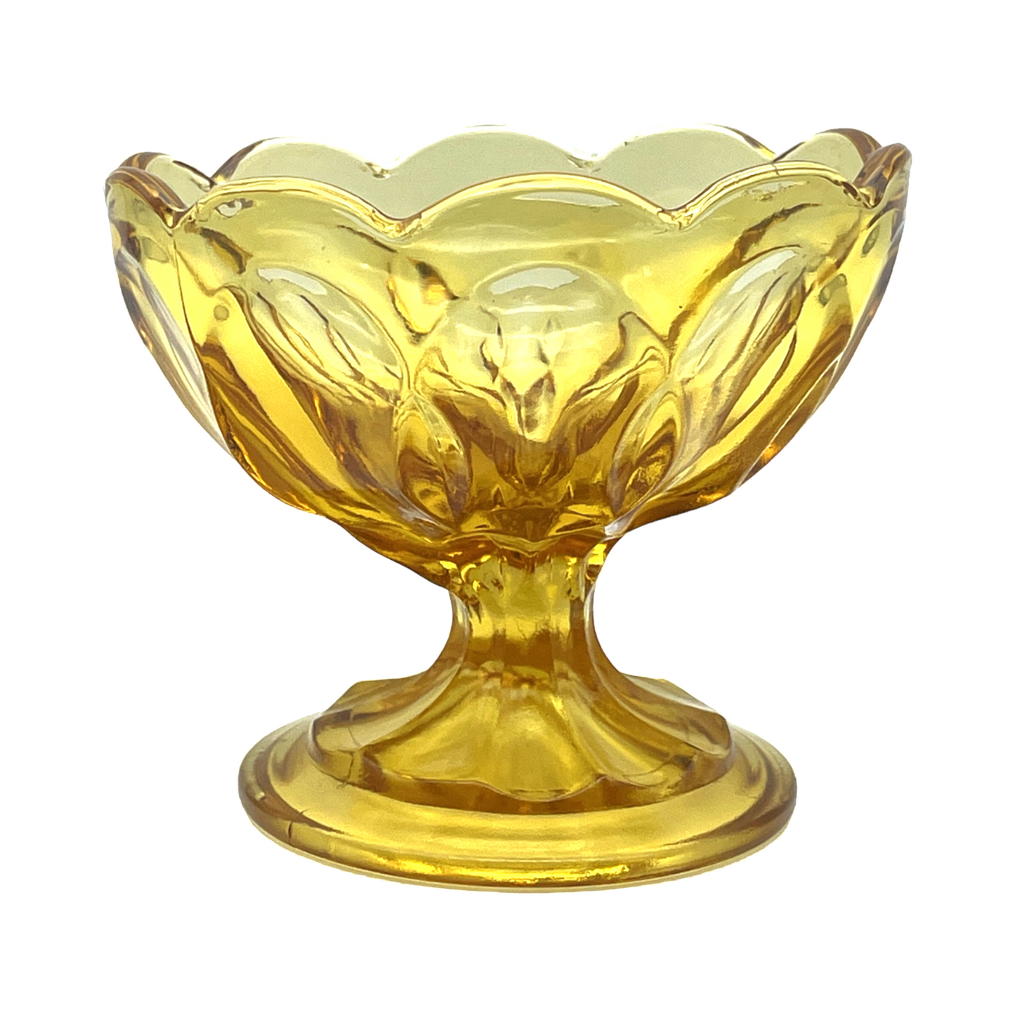Anchor Hocking - Fairfield Amber Compote - 3.75"