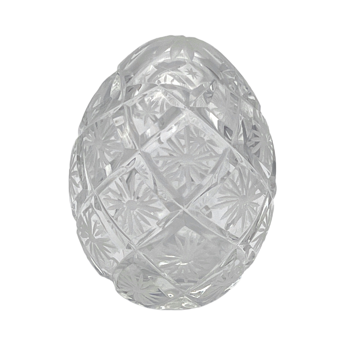 Faberge Crystal Egg - Signed