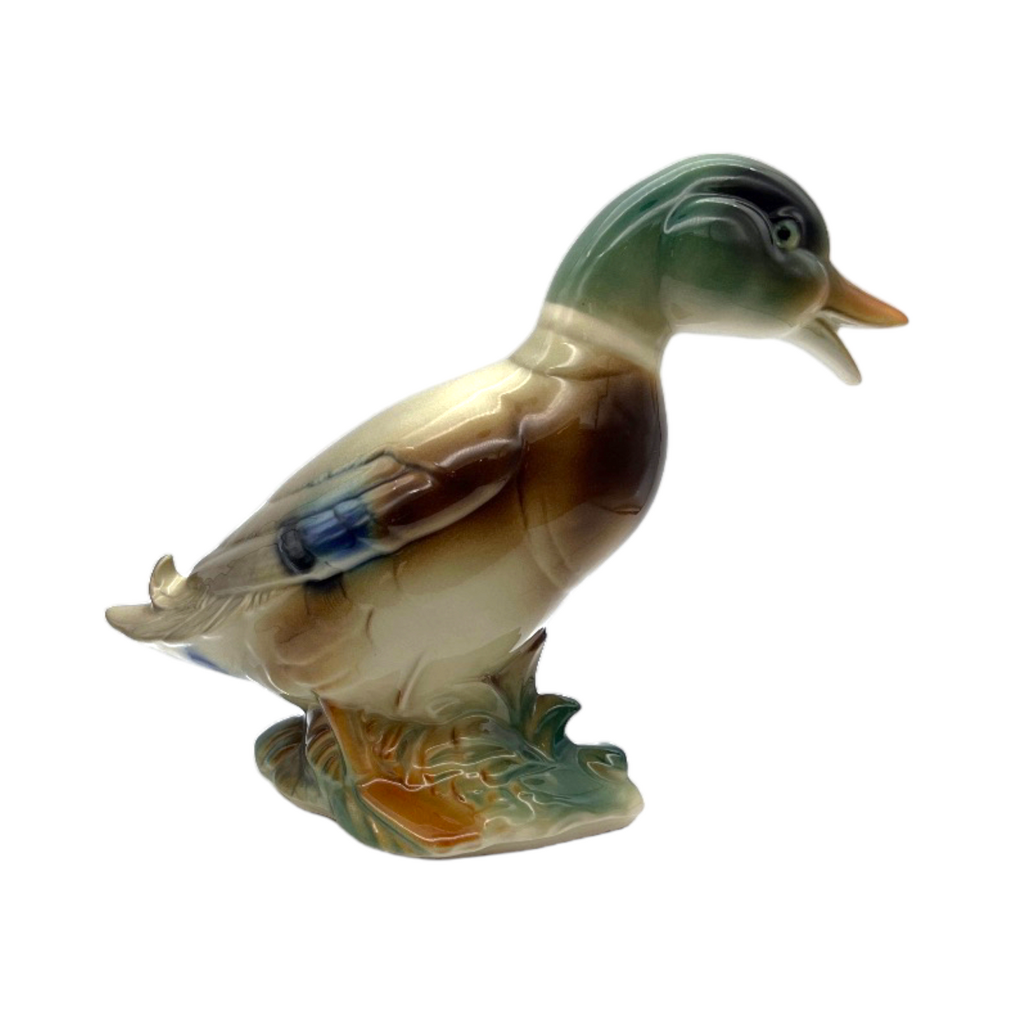 Royal Copley - Mallard Duck Figurine - Vintage - 9"