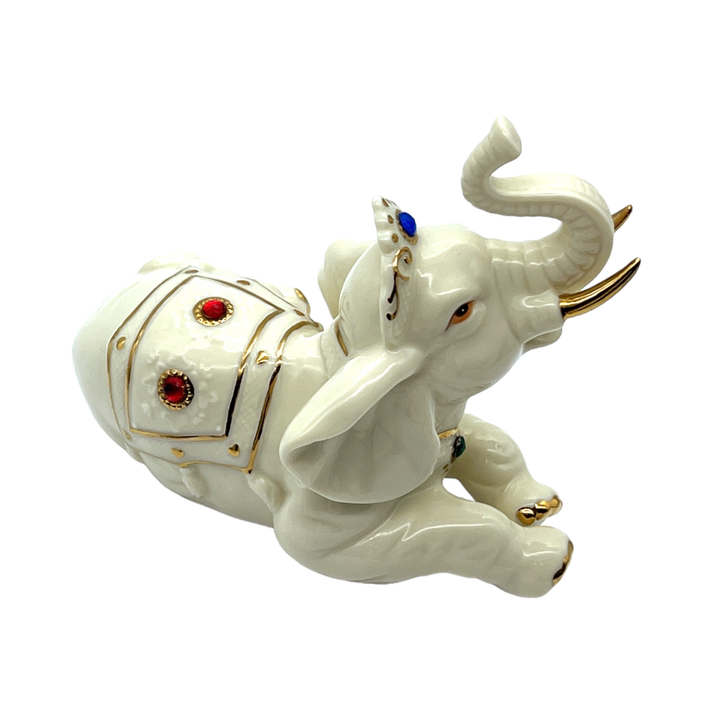 Porcelain Jeweled Elephant - 1998