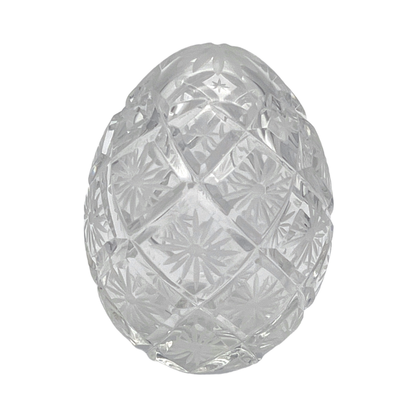 Faberge Crystal Egg - Signed