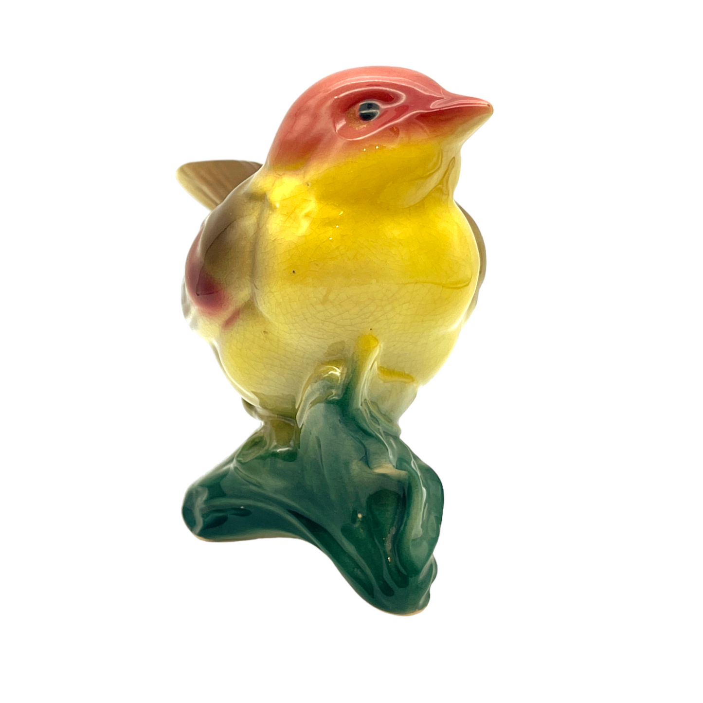 Royal Copley - Kinglet On Tree Branch Planter - Vintage - 5"