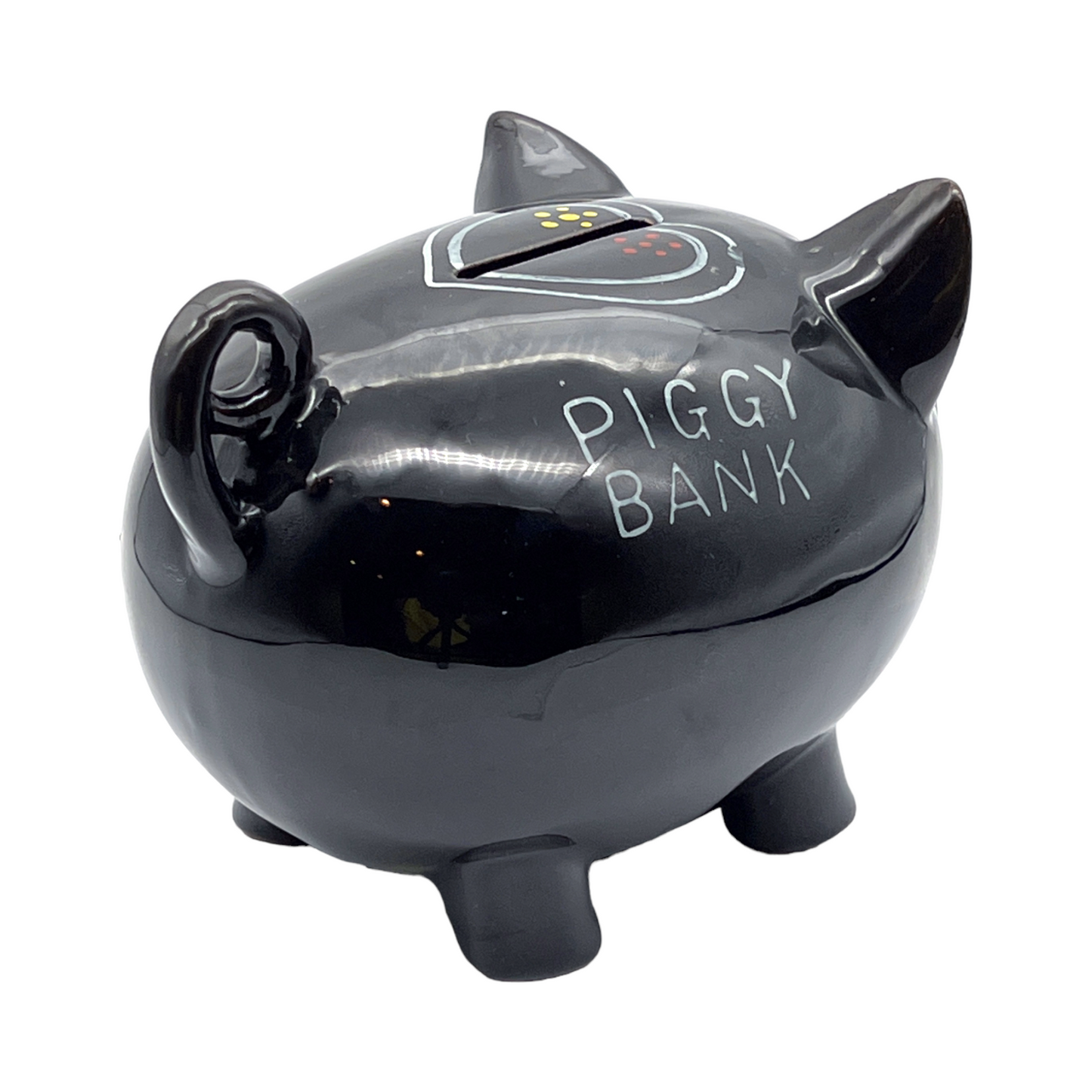 Redware Piggy Bank - Vintage
