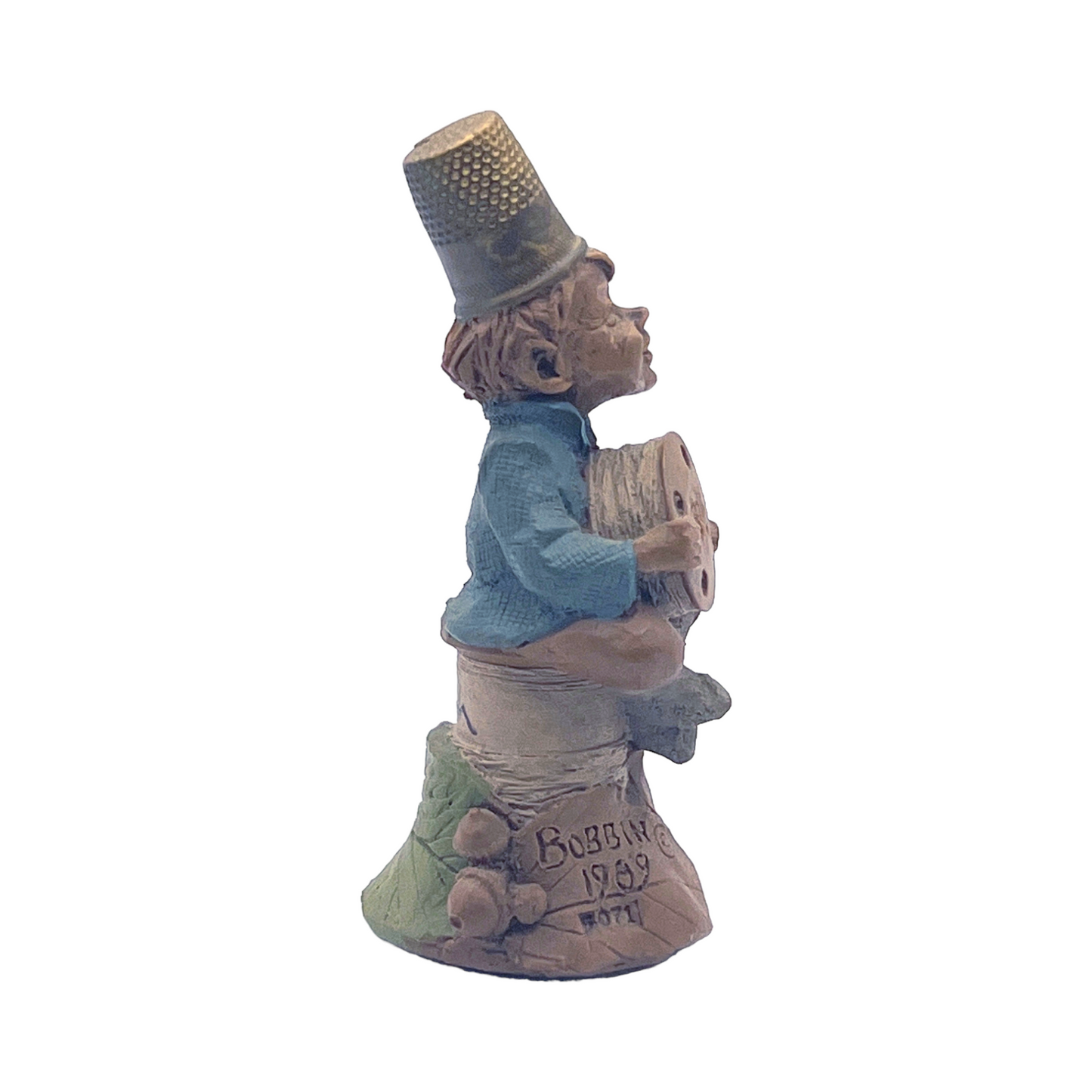 Tom Clark Gnome by Cairn Studios - Signed Bobbin - 3.5"