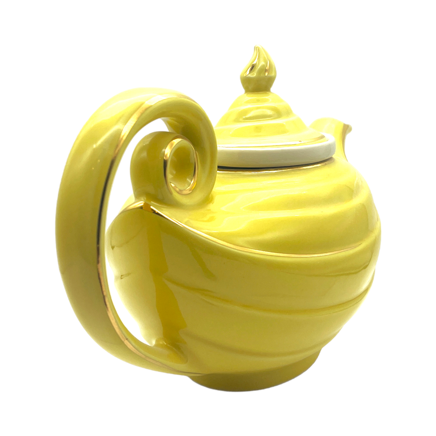 Hall - Yellow Aldan Three-Piece Tea Pot - 7"