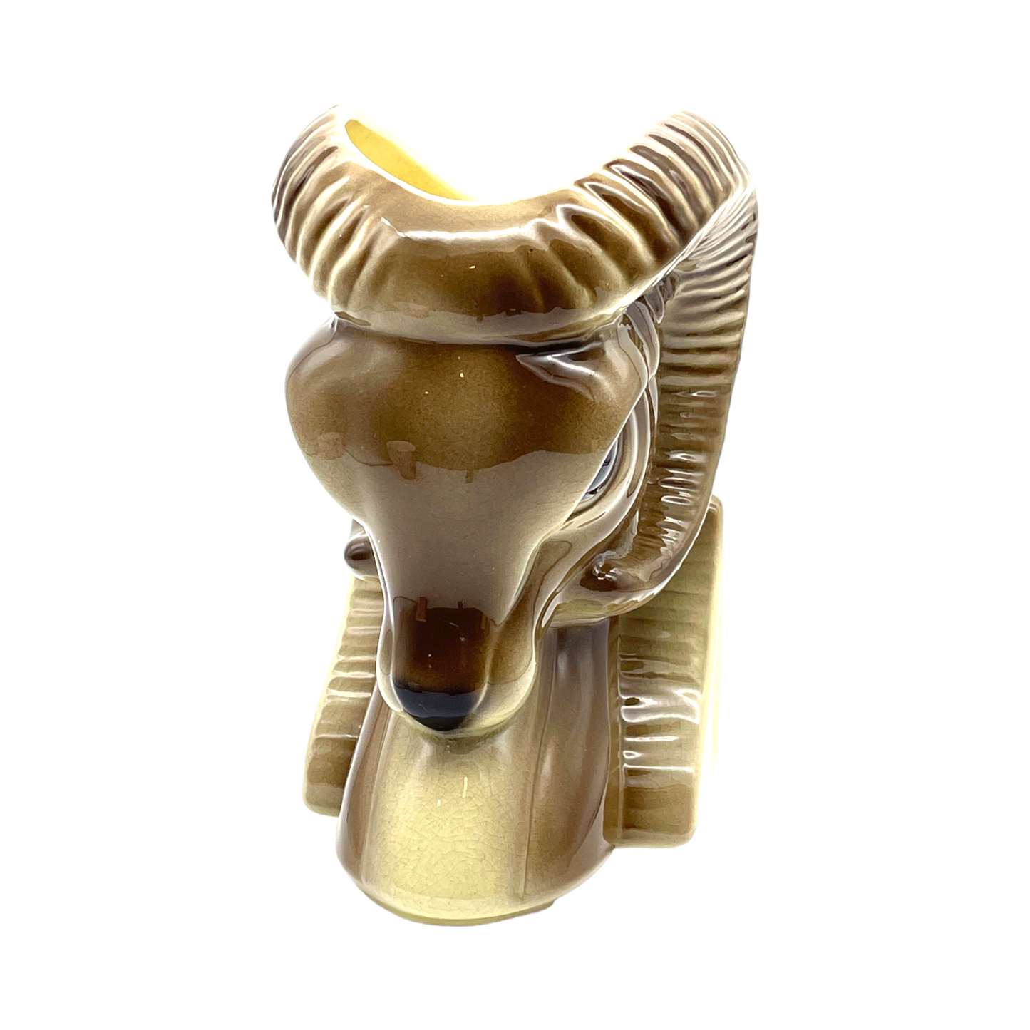 Royal Copley - Ram Head Planter - Vintage - 6.5"