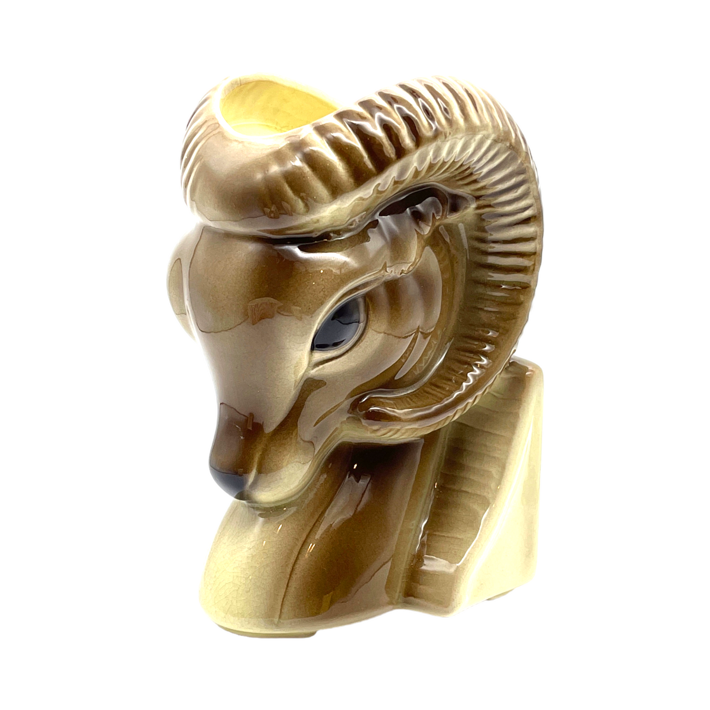 Royal Copley - Ram Head Planter - Vintage - 6.5"
