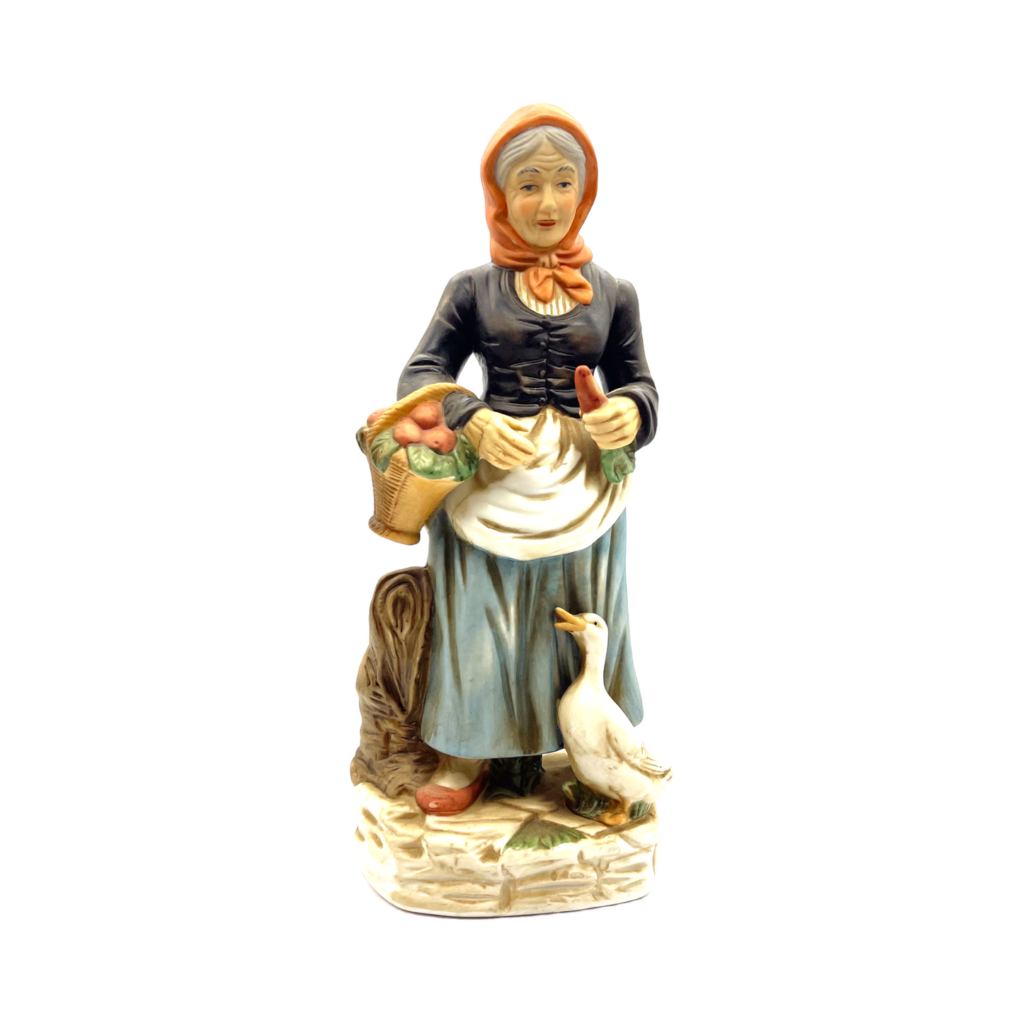 Homco - Woman & Duck - Vintage - 12"