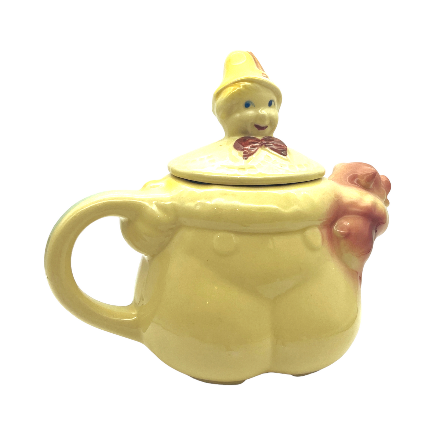 Shawnee Pottery - Tom The Pipers Son Teapot - 7.5"