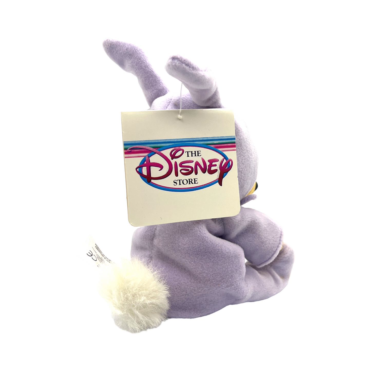 Disney Store -Easter Pooh Purple Bunny Mini Bean Bag - 8" - Vintage - With Tag