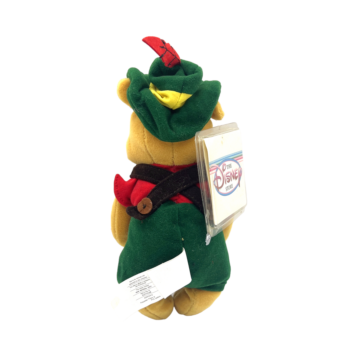 Disney Store - Mini Bean Bag October Fest Pooh - 8" - Vintage - With Tag