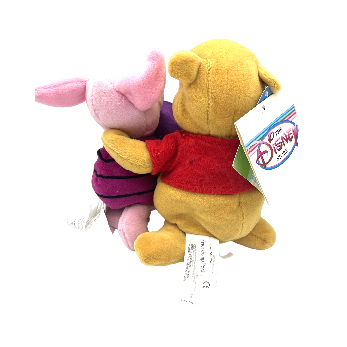 Disney Store - Pooh Friendship Mini Bean Bag Set - 8" - Vintage