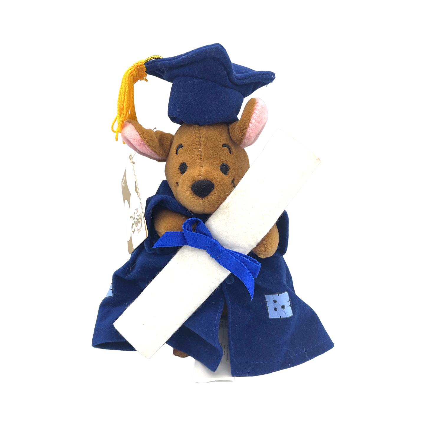 Disney Store - Mini Bean Bag Graduation Roo - 6" - Vintage - With Tag