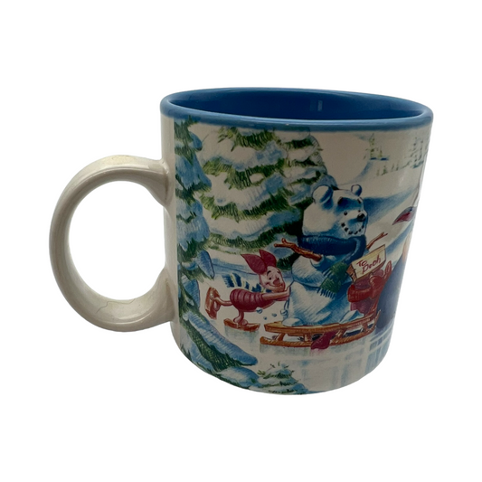 Disney - 1996 Pooh's Winter Wonderland Coffee Mug