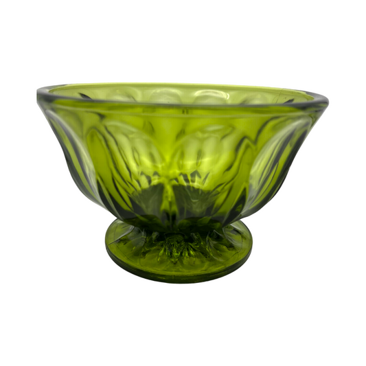 Anchor Hocking - Green Fairfield Candy Dish - 6"