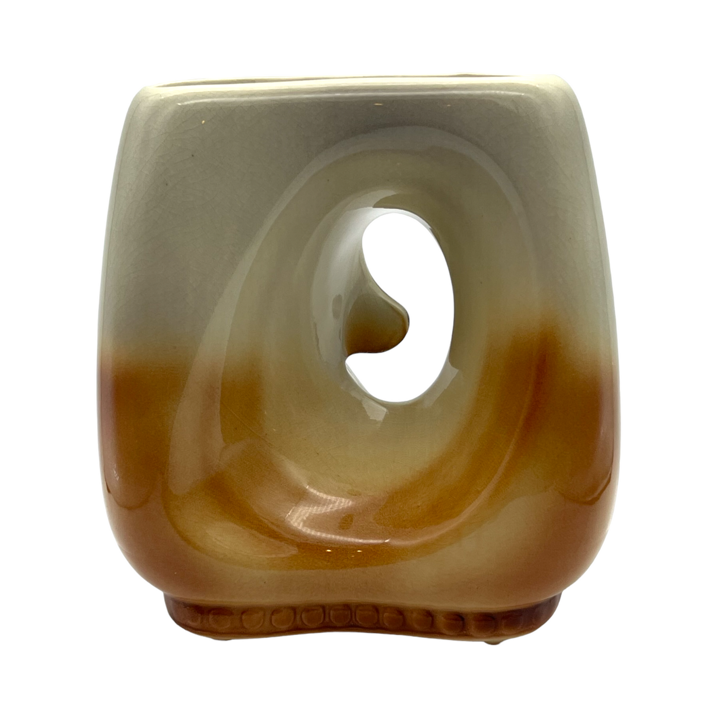 Royal Coplay - Open Deer Planter - Vintage - 7.5"