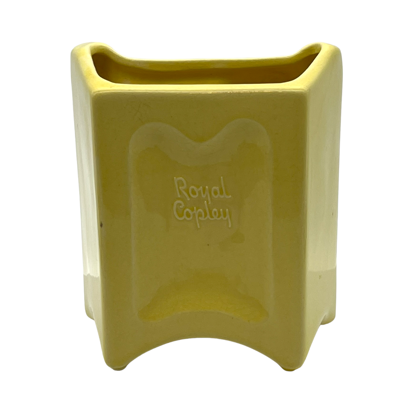 Royal Copley -Horse & Fence Planter - Vintage - 5.25"