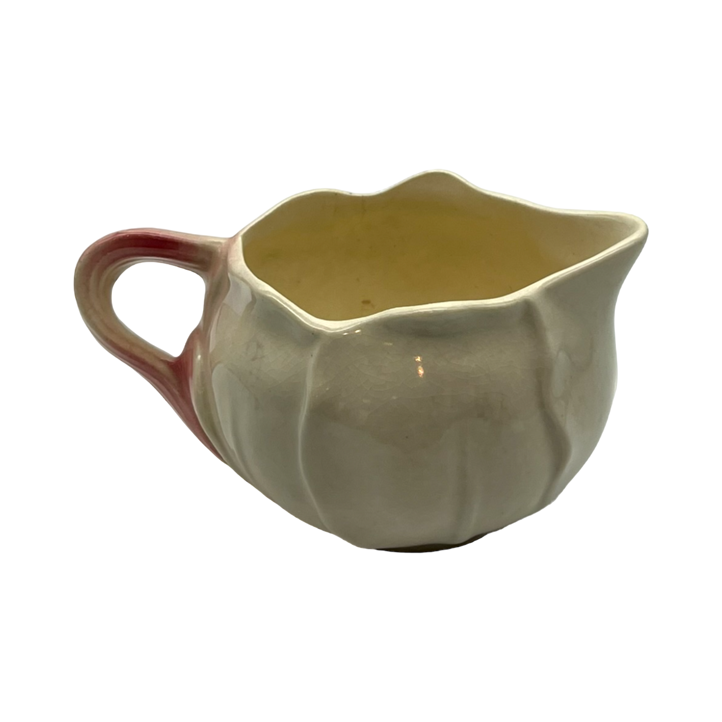 Royal Copley - Leaf Style Cream And Sugar Set - Vintage - 3"