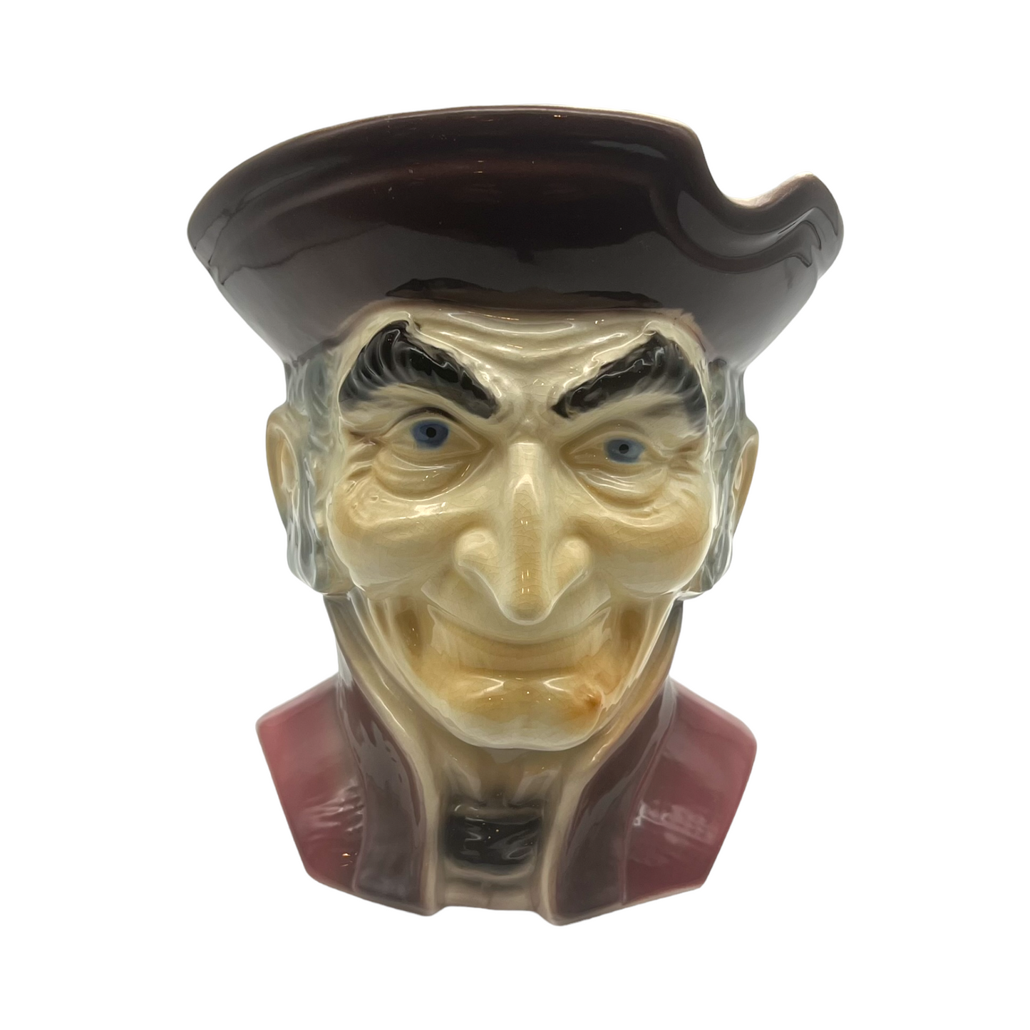 Royal Copley - Colonial Head Wall Pocket Planter - Vintage - 8.25"