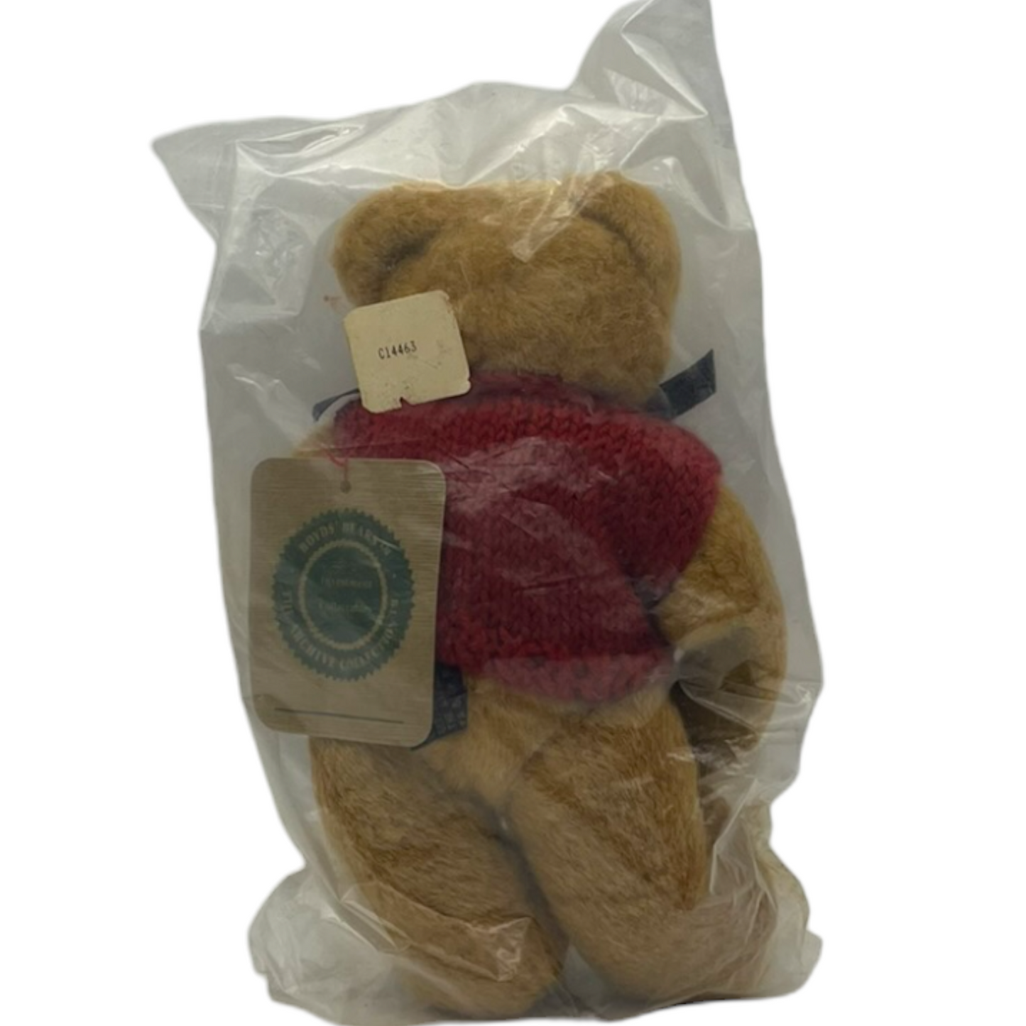 Boyds Bear - The Archive Collection - Red Sweeter Teddy Bear - 9"