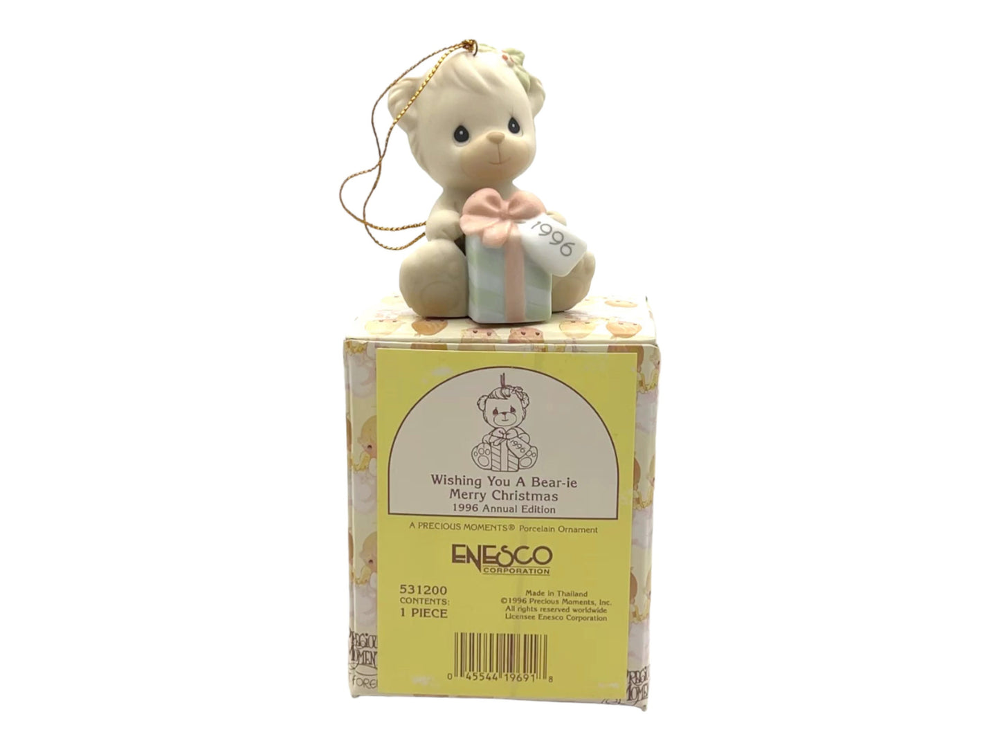 Precious Moments - Wishing You A Bear-ie Merry Christmas - 531200 - 1996 - Box