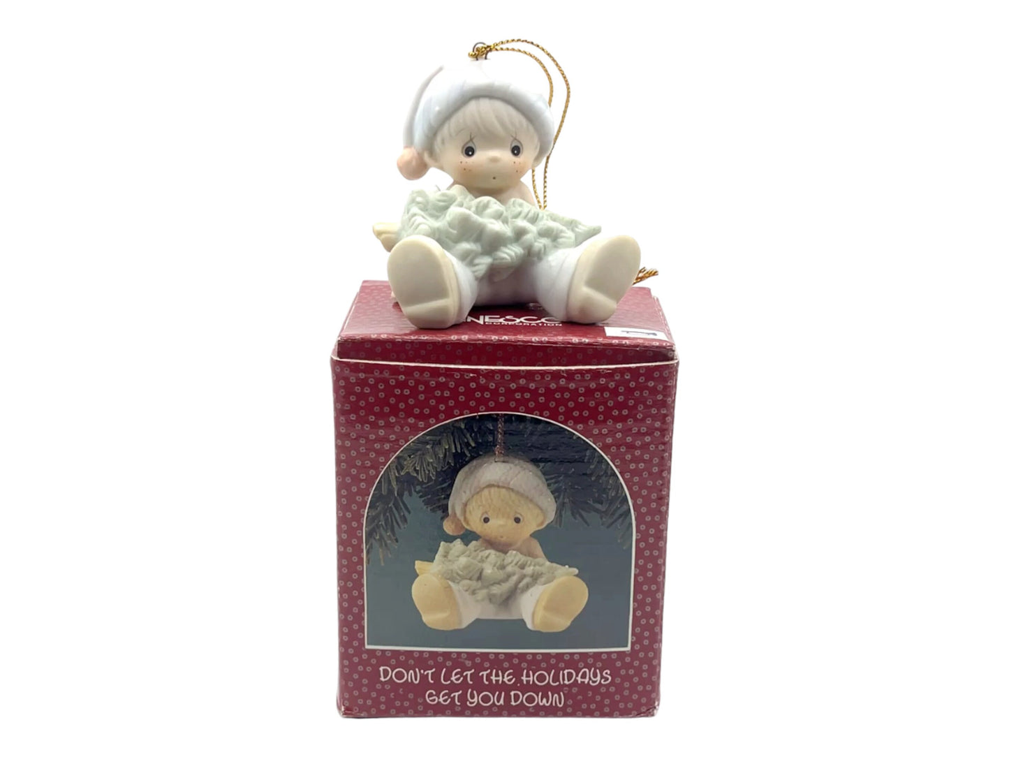 Precious Moments - Don't Let The Holidays Get You Down - Ornament - 521590 - Box
