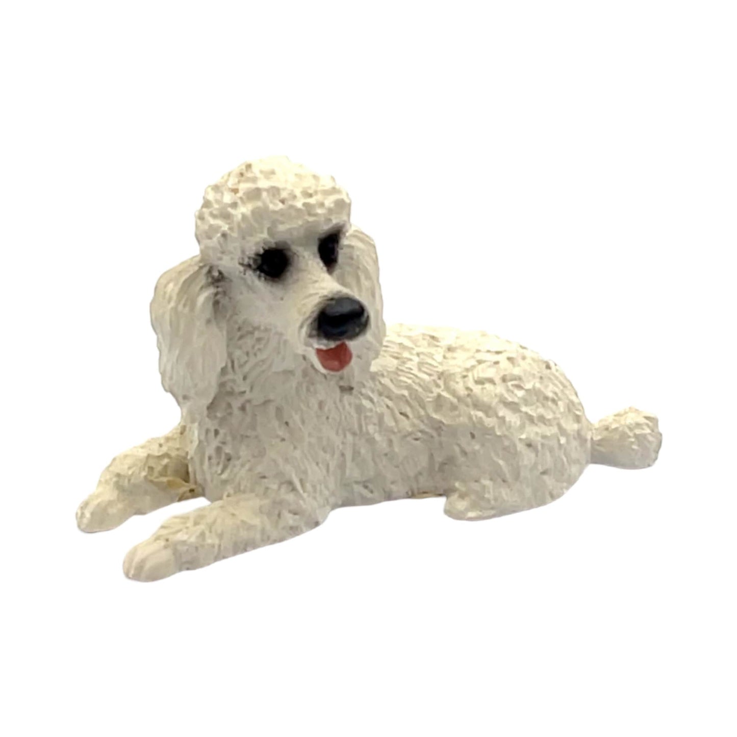 Sandicast - Poodle - Laying Down - 2.25" x 3.75"