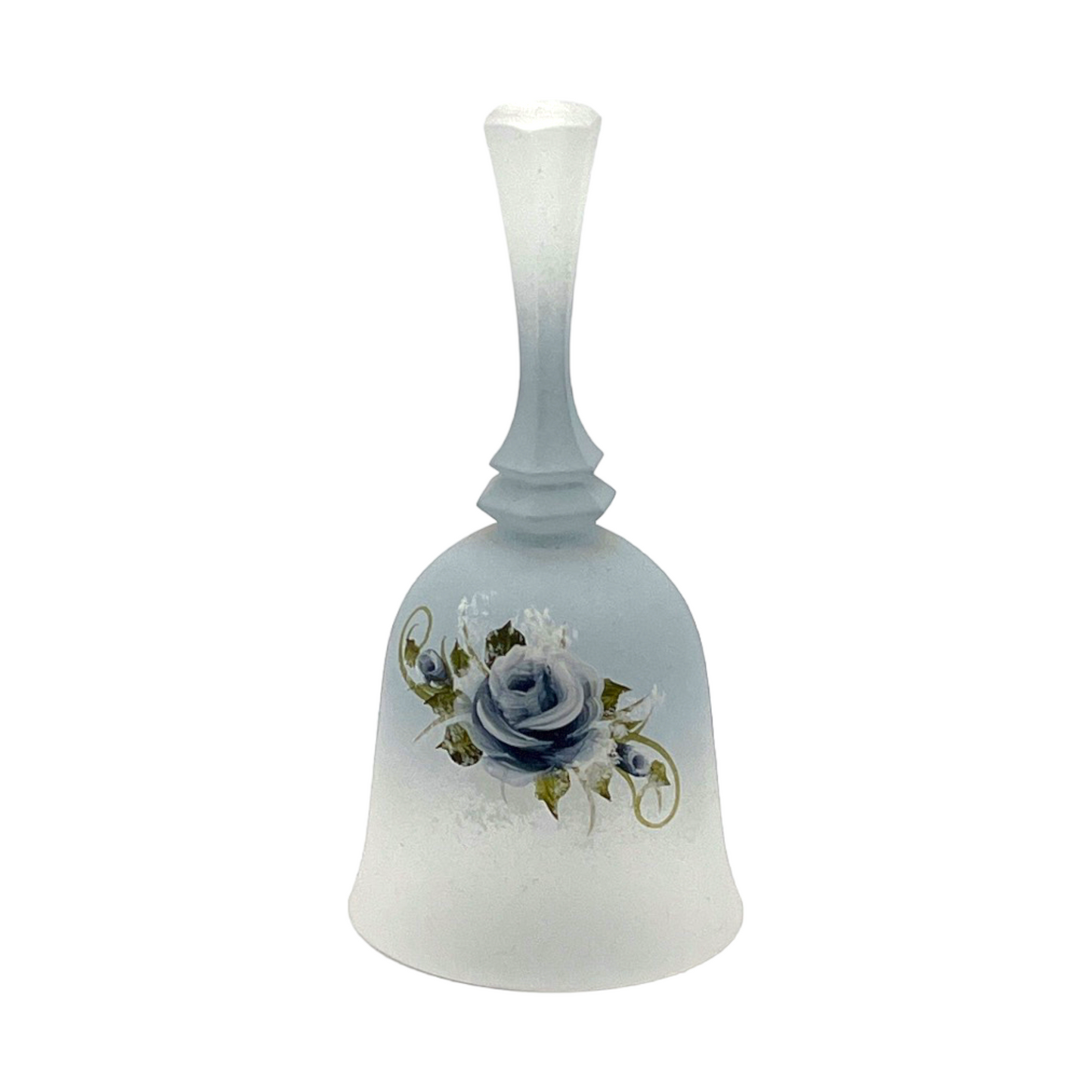 Bell - Hand Painted Rose - Signed - 1987 - 4.5"