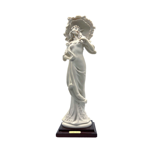 Giuseppe Armani Florence - Lady With Umbrella #393 Figurine - Original Box - 16"