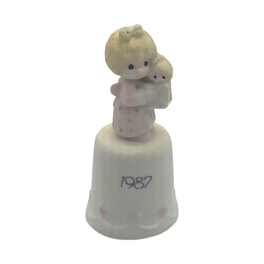 Precious Moments - Love Is The Best Gift Of All - Thimble - Original Box